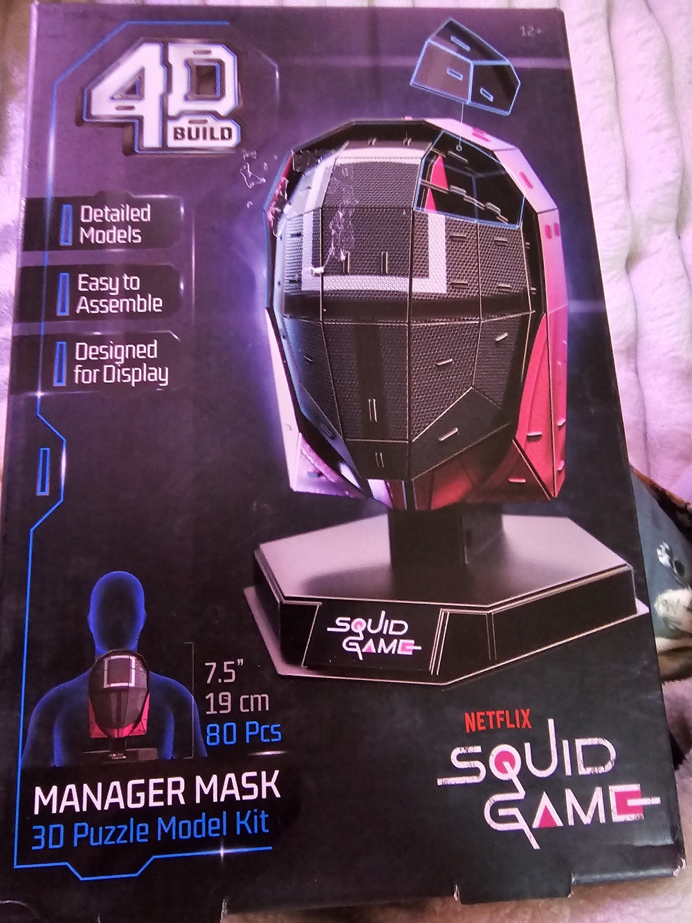 Netflix Squid Game Manager Mask Model Kit - NIB Retail $20